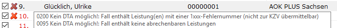 Meldung Quartalsabrechnung 8